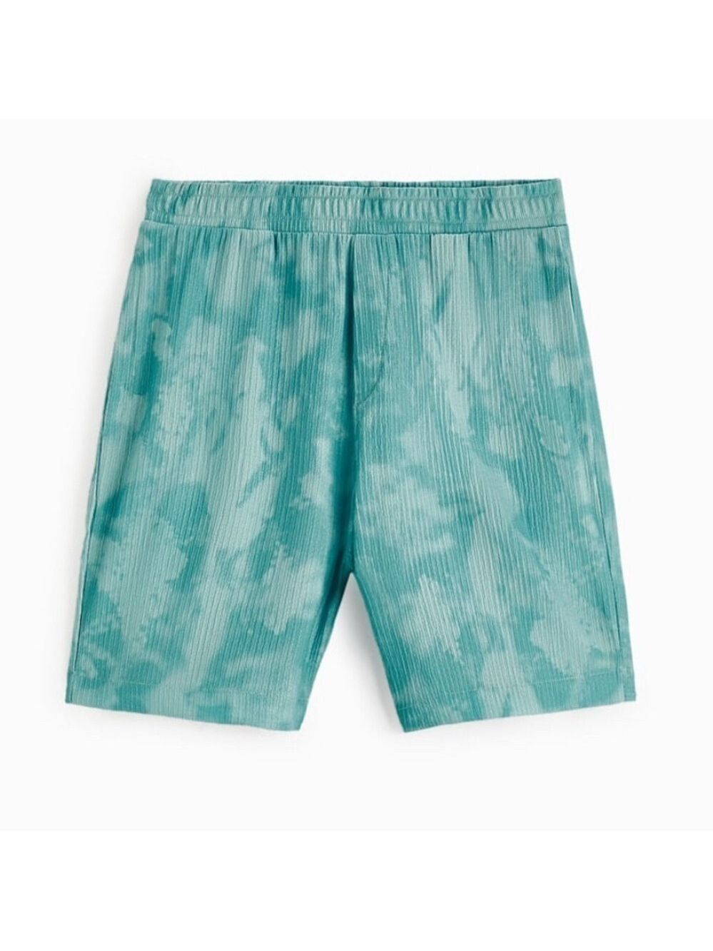 Zara Tie Dye Effect Relaxed Fit Elastic Waist Shorts 2795/311